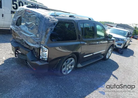 2013 Nissan Armada Platinum z USA, uszkodzony, nr VIN 5N1AA0NE2DN600481